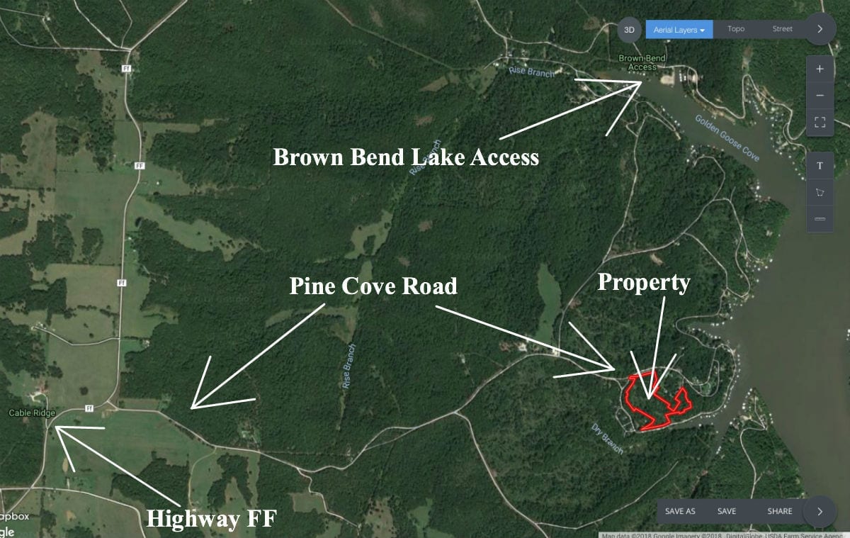 12 Acres w/ power & timber at Lake Of The Ozarks! IDPC12